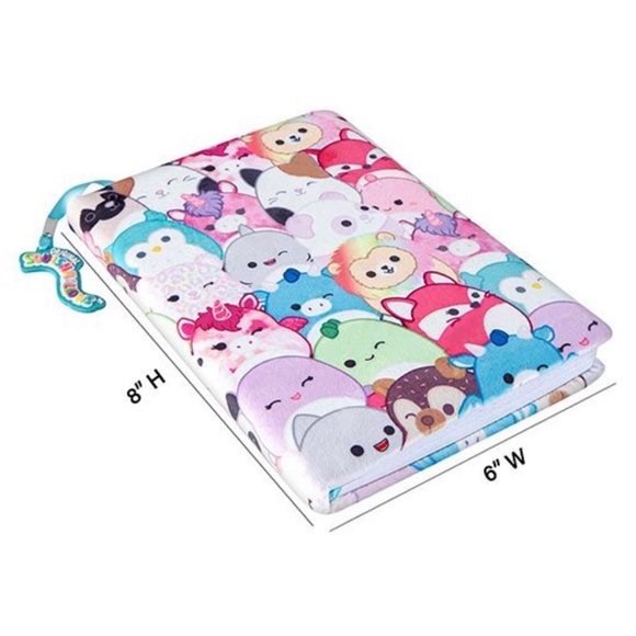 NWT Squishmallow Activity Journal with Bookmark Soft Fuzzy - Picture 4 of 8